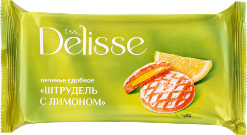 

Печенье сдобное DELISSE Штрудель с лимоном 255 г