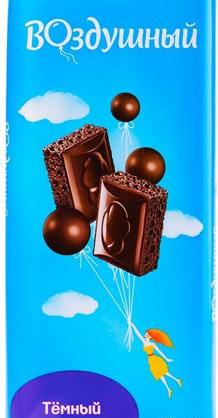 Шоколад тёмный Воздушный пористый, 85г