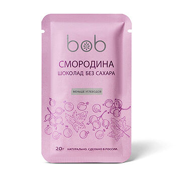 Шоколад веганский Bob Смородина