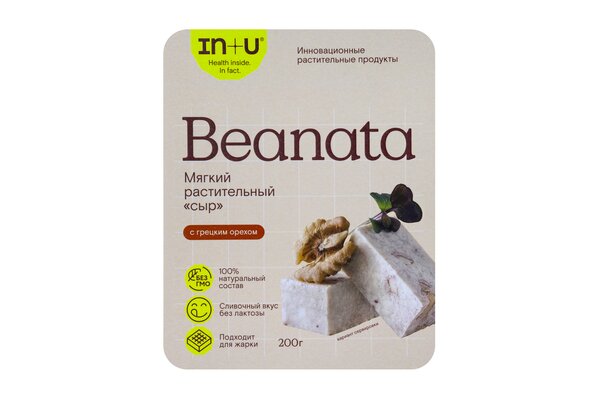 Сыр мягкий растительный Beanata с грецким орехом