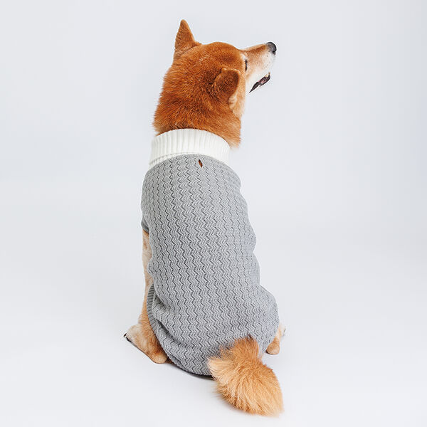 Свитер для собак, 45 см, серый