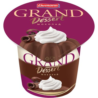 Пудинг Ehrmann Grand Dessert 5,2% шоколад