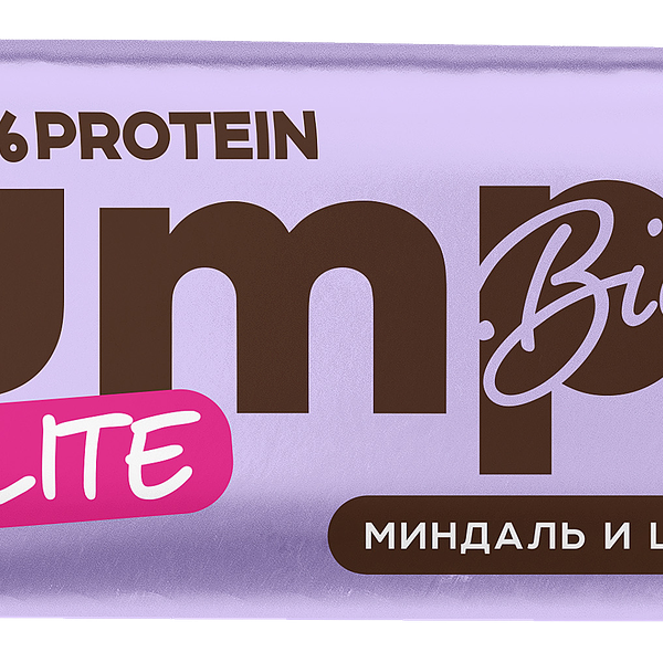 Батончик Jump Bio глазированный миндаль и шоколад