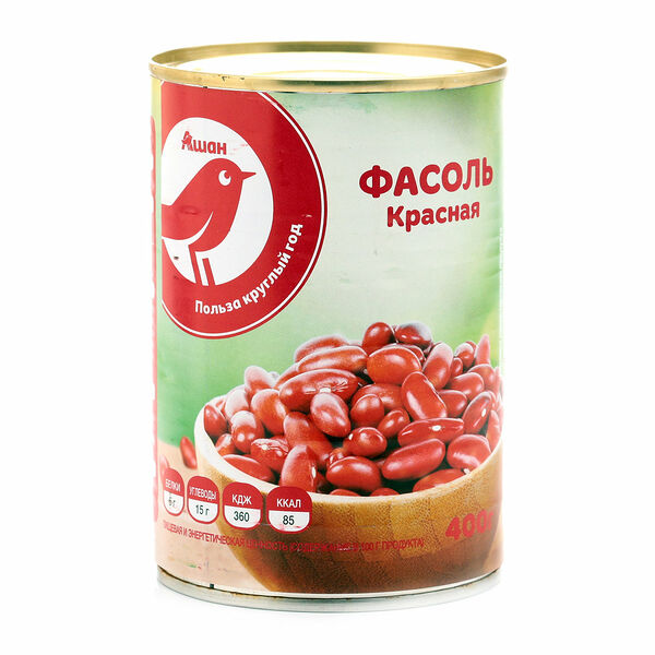 Фасоль красная АШАН Красная птица