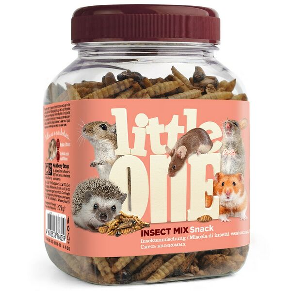 Little One Смесь насекомых для хомяков, крыс, мышей и песчанок 75 г