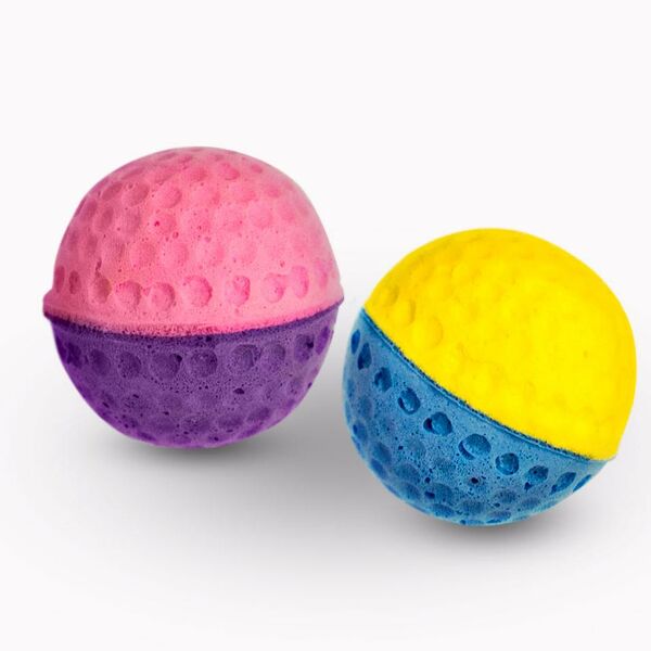 Игрушка для кошек Мяч мягкий 3,5 см (2 шт)