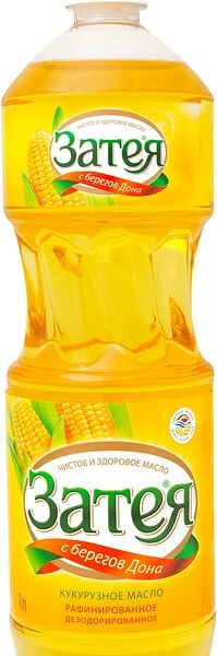 Масло кукурузное Затея рафинированное 1л