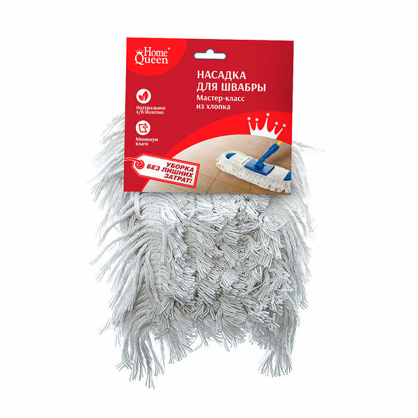 Насадка д/швабры MasterKlass-1 плоская из комбинированного волокна арт30/6/57240