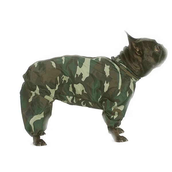Дождевик-комбинезон для собак Скотч-терьер XL камуфляж (мальчик)