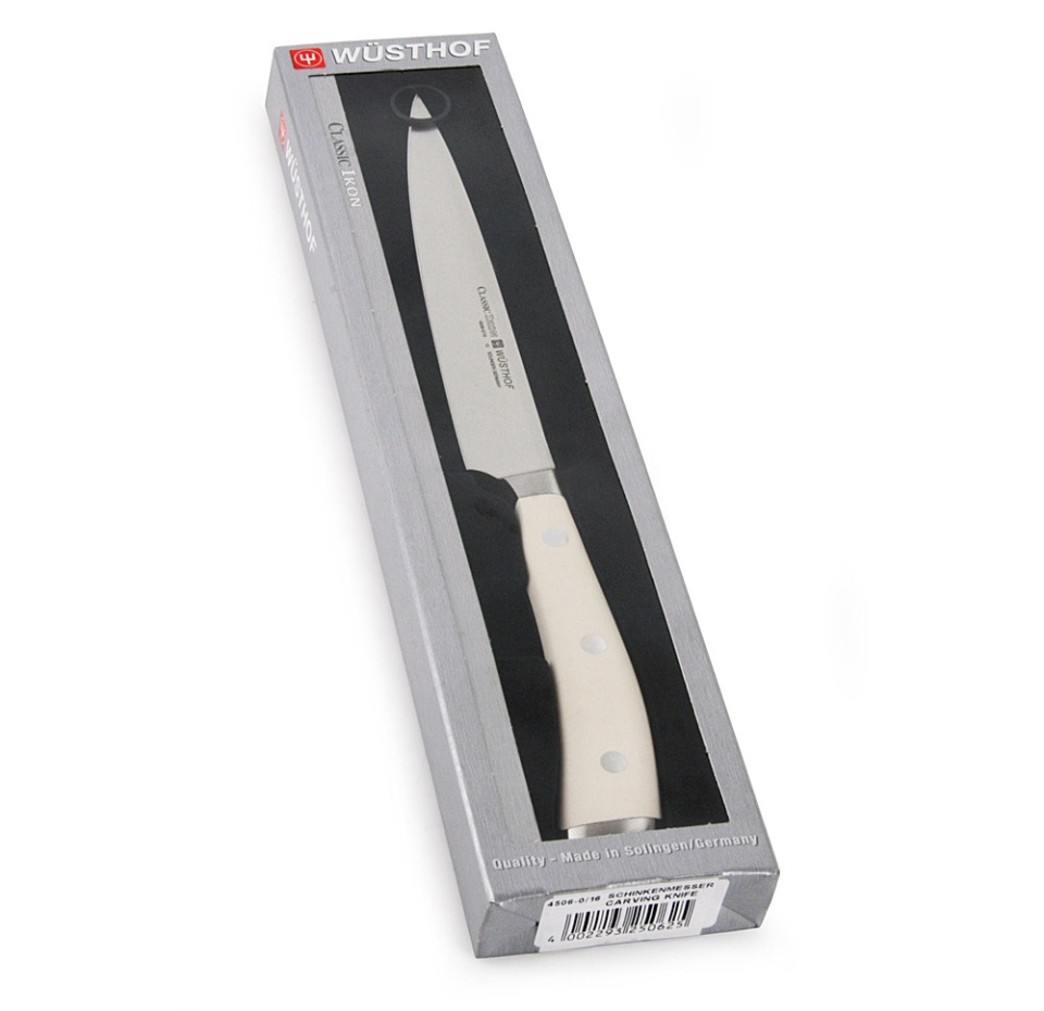 

Нож Wuesthof для резки мяса "Ikon Cream White" 16 см,1шт