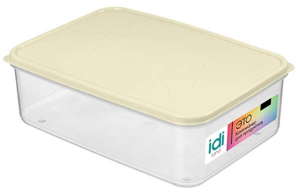 Контейнер Idiland прямоугольный с гибкой крышкой, 0,5 л