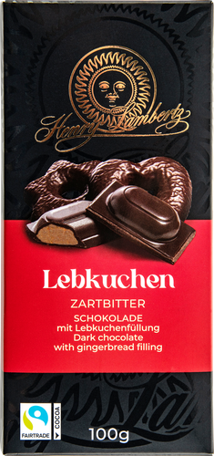 

Шоколад темный LAMBERTZ с пряничной начинкой, 100г