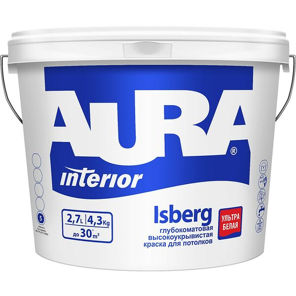 Краска AURA ISBERG