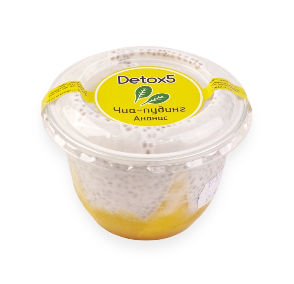 

Чиа-пудинг Ананас Detox5 270г, Россия