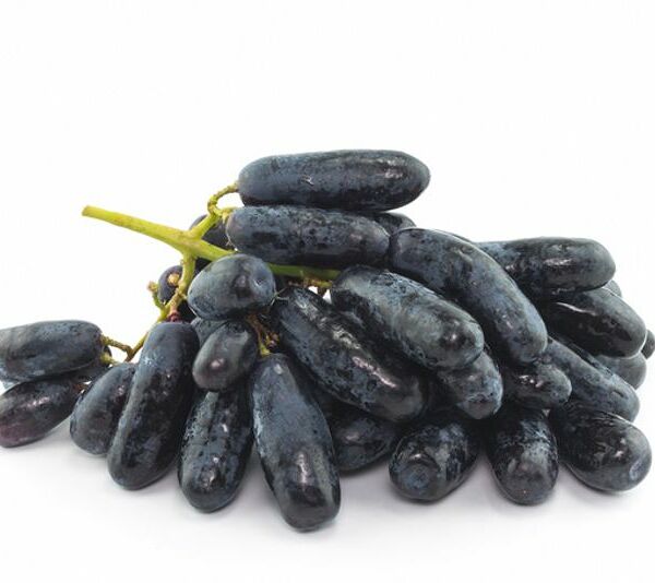 Виноград чёрный Дамский пальчик, вес