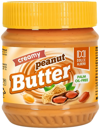 

Паста арахисовая DOLCE ALBERO кремовая