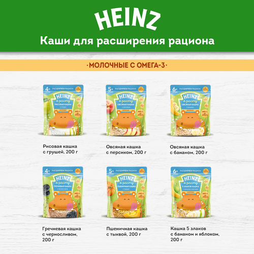 

Каша Heinz многозерновая йогуртная со сливой, яблоком, малиной и черникой с 1 года 200 г