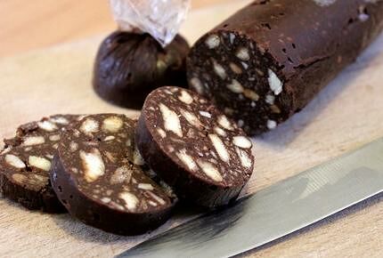 Шоколадная колбаса как в детстве (Аннушкина ферма), 500гр.