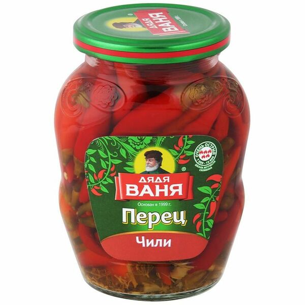Перец Дядя Ваня Чили маринованный, 340г