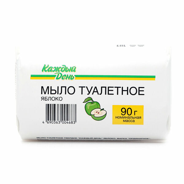 Мыло туалетное Каждый день Яблоко