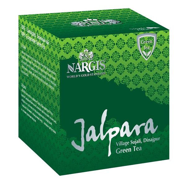 Чай зеленый индийский листовой Nargis высокогорный Jalpara Gun powder 100 гр.