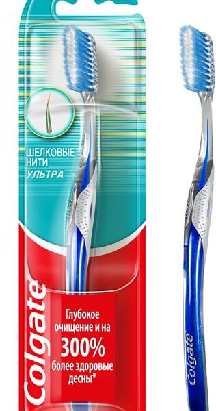 Зубная щетка Colgate Шелковые нити Ультра ультрамягкая