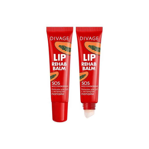 Бальзам для губ Divage Lip Rehab Balm с экстрактом папайи