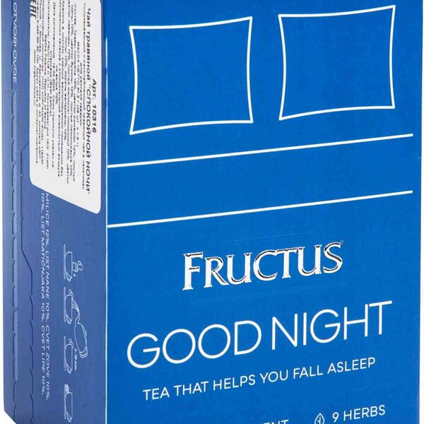 Чай травяной Fructus Good Night пакетированный, 25 шт. × 5 г