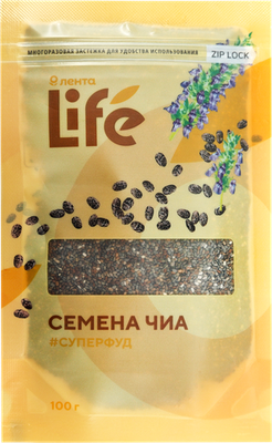 Семена чиа Лента Лайф (Лента Life) 100 г