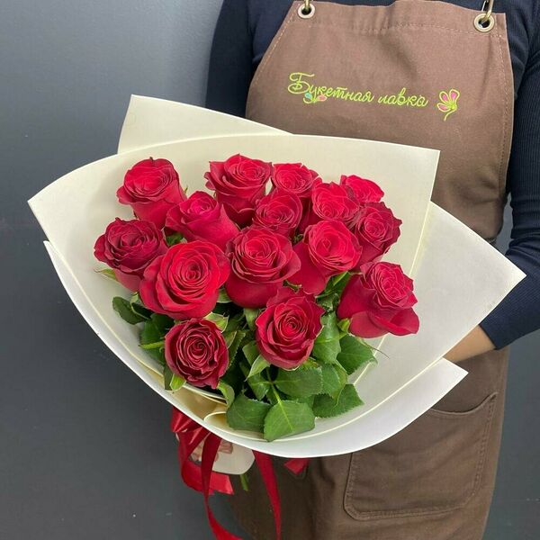 15 кенийских роз 50 см