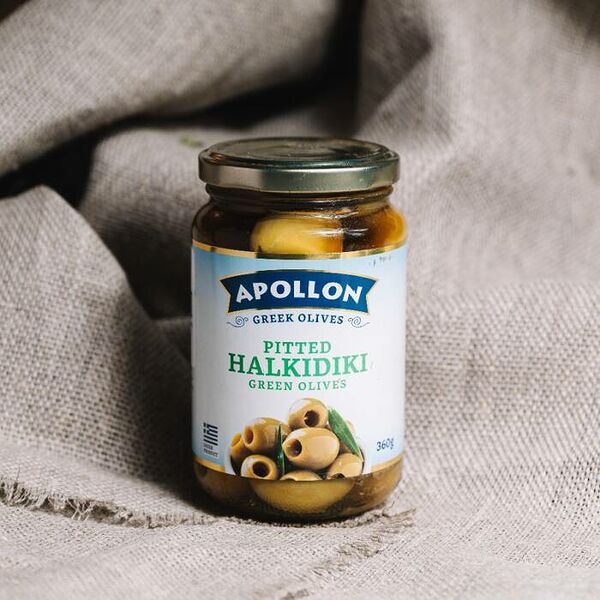 Оливки зеленые  без  косточки  Apollon