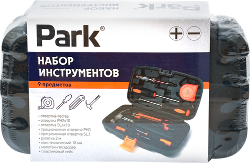 

Набор инструментов PARK 9 предметов Арт. 8615