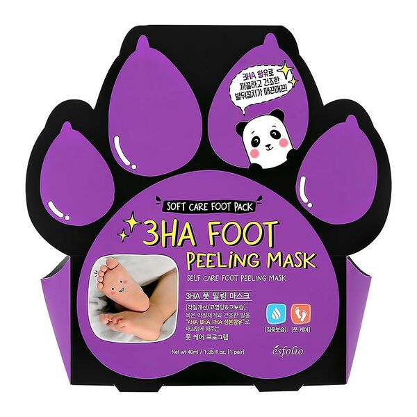 Маска-носочки для ног `ESFOLIO` отшелушивающая с AHA, BHA, PHA - кислотами 20 мл х 2 шт