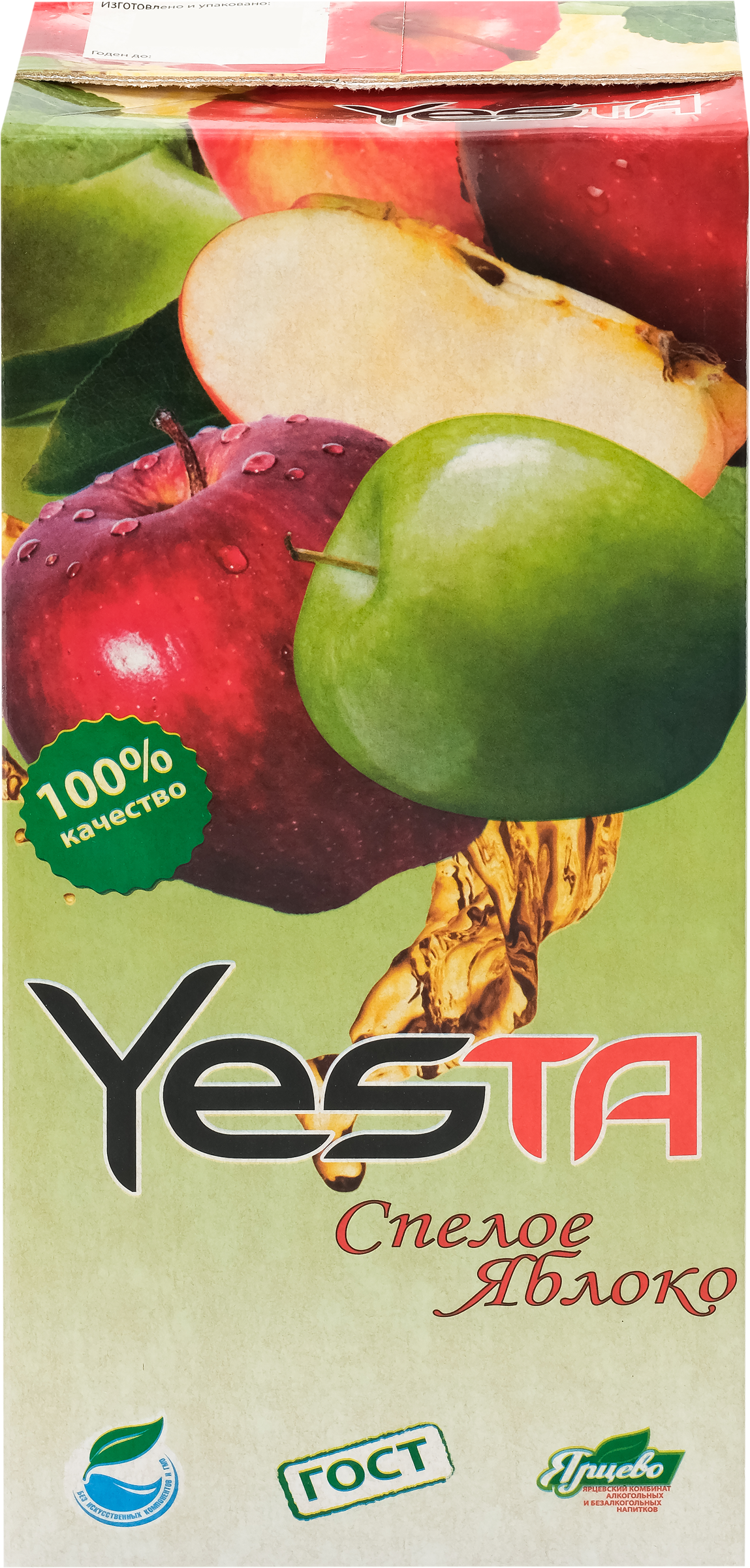 

Напиток сокосодержащий YESTA Спелое яблоко, 1 л