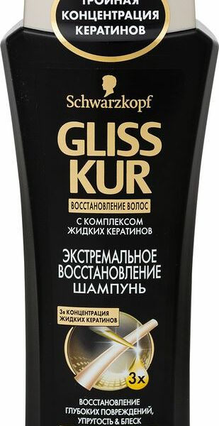 Шампунь для волос Gliss Kur Экстремальное восстановление