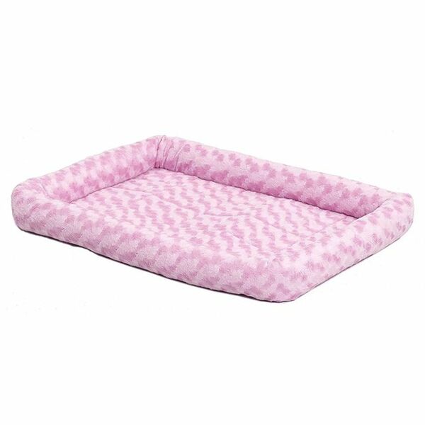 Лежак для животных MIDWEST Colour Quiet Time меховой розовый 61х46x5см