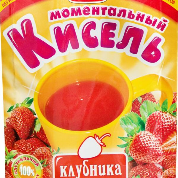 Кисель моментальный Preston с ароматом Клубники 30г