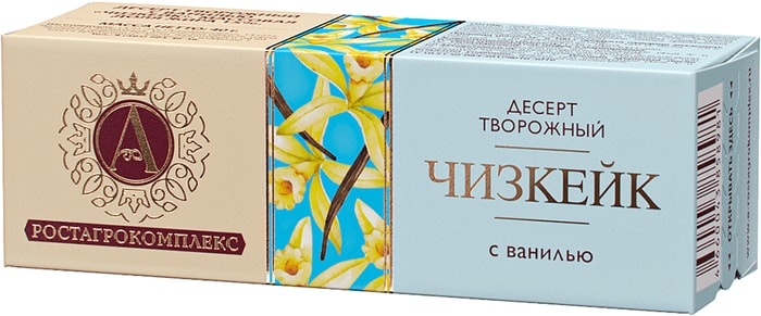 

Десерт творожный чизкейк А.Ростагрокомплекс с ванилью 15% 40 г