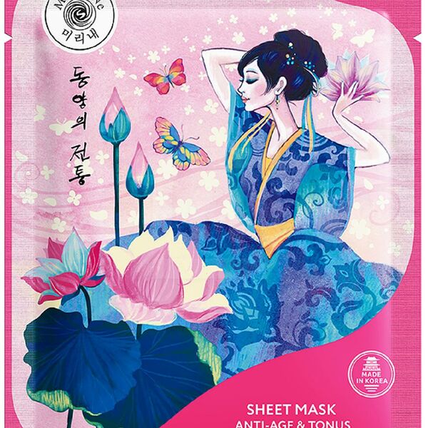 Mi-ri-ne Тканевая маска для лица Голубой лотос