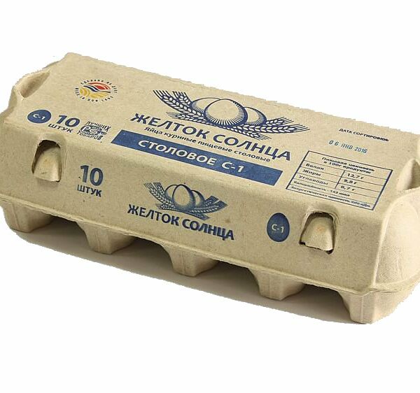 Яйцо куриное Аксайская Птицефабрика Желток солнца С1 коричневое 10 шт 620 г