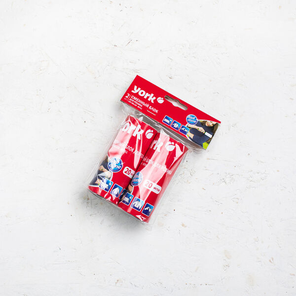 Сменный блок для ролика-щётки 20 листов 2 шт