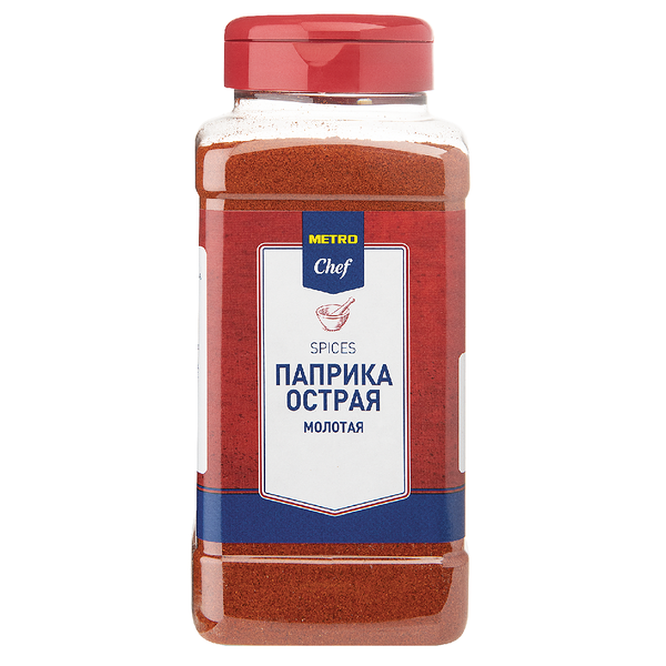Паприка острая молотая ТМ Metro Chef (Метро Шеф)
