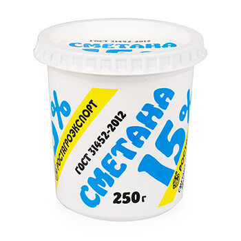 Сметана Ростагроэкспорт 15%