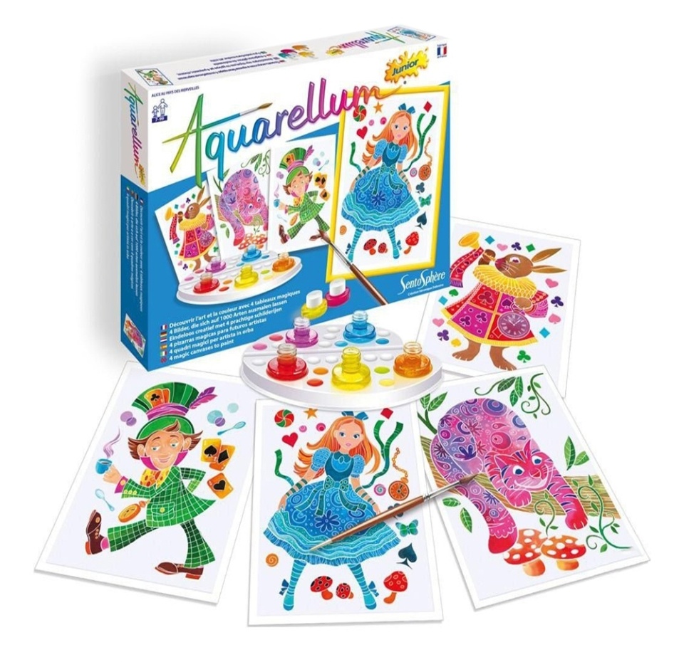 

Раскраска акварельная «Алиса в стране чудес» 7+, SentoSphere, 1 шт.