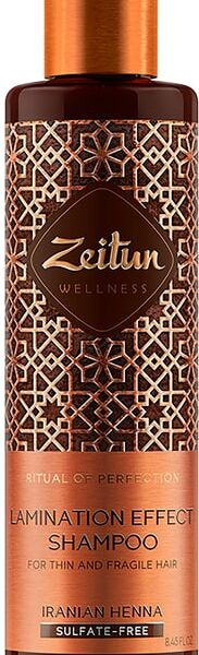 Шампунь для волос Ритуал совершенства Zeitun с эффектом ламинирования 250мл