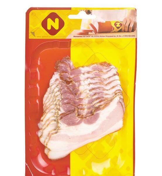 Грудинка копчёно-варёная Особая Останкино нарезка
