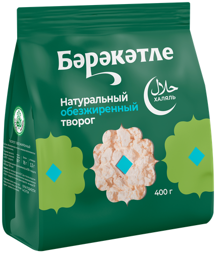 

Творог БЭРЭКЭТЛЕ 0%, без змж, 400г