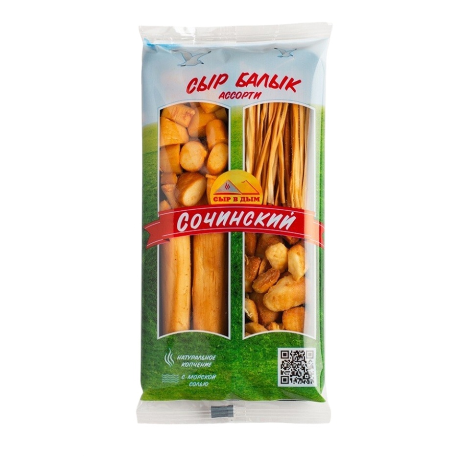 

Сыр Сочинский Балык копченый Ассорти 100 г