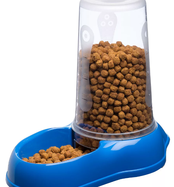 Механическая пластиковая кормушка Ferplast AZIMUT 1.5л. для воды и сухого корма для кошек и собак