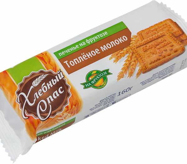 Печенье Хлебный Спас топленое молоко на фруктозе